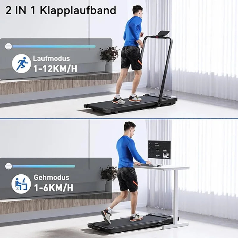 Superun 3in1 Walking Pad Treadmill Under Desk Foldable 300Lb Capacity - Arthur's Wellness Emporium