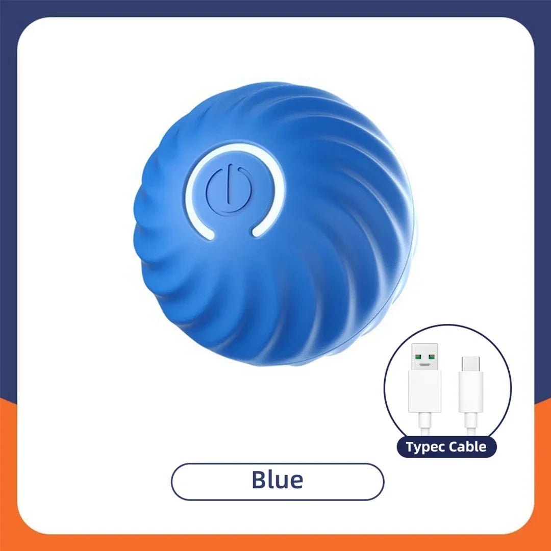 Smart Pet Toy Ball Electric Interactive Jumping Rolling Ball Rechargeable