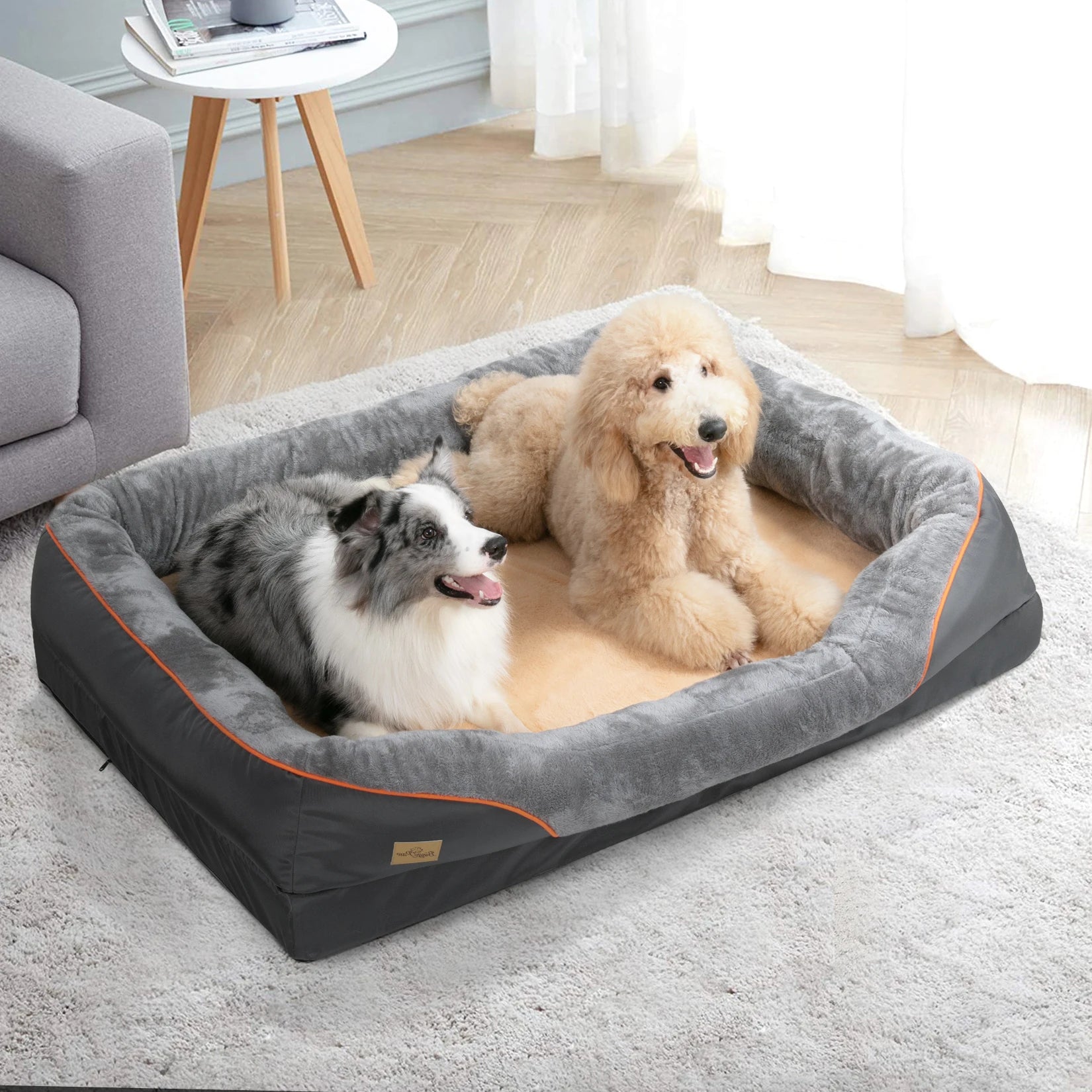 BINGOPAW Dog Bed Soft Anti Allergy Warm Fleece Washable Cover - Arthur's Wellness Emporium