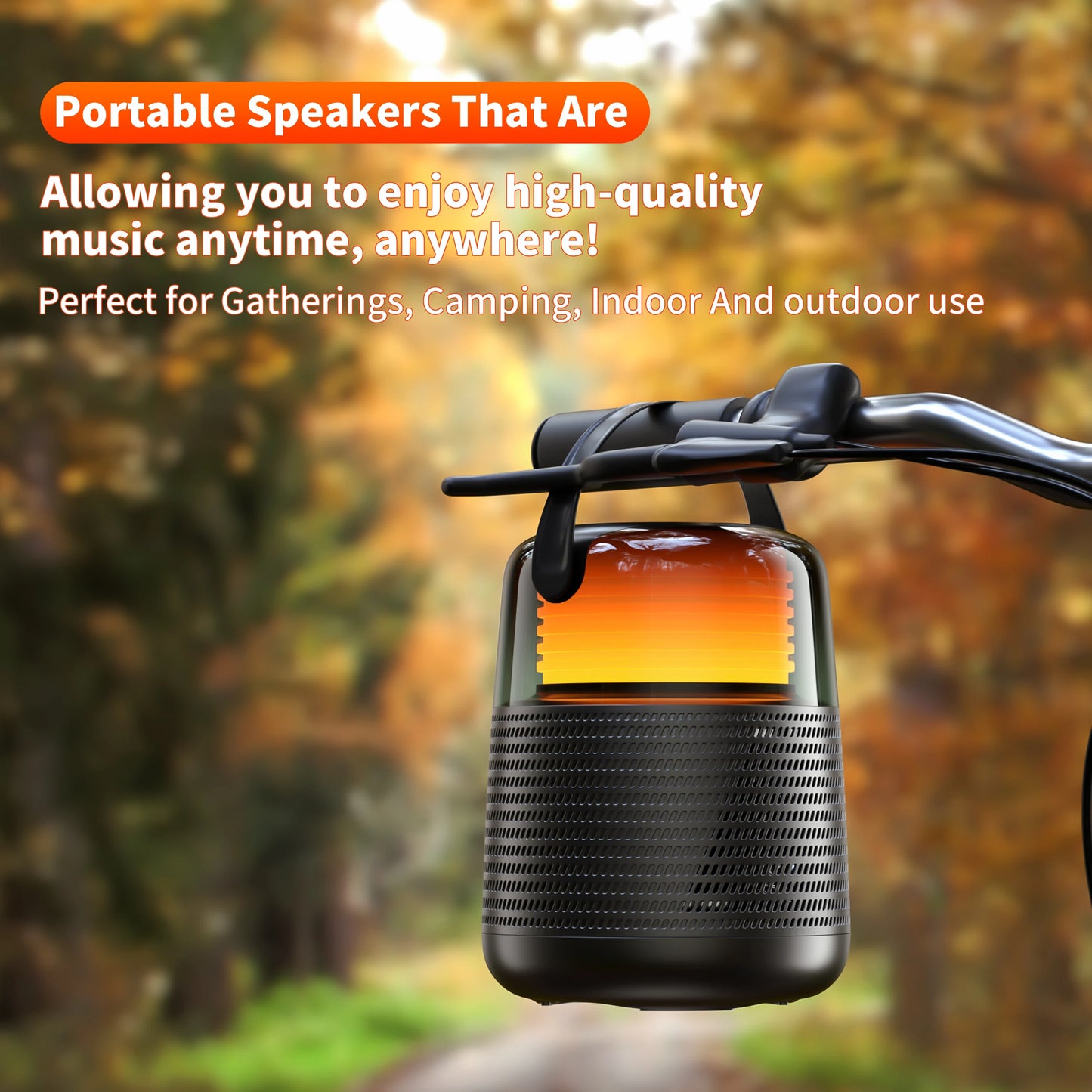 QERE HF55 Bluetooth Speaker 20W HiFi Portable IPX5 Waterproof