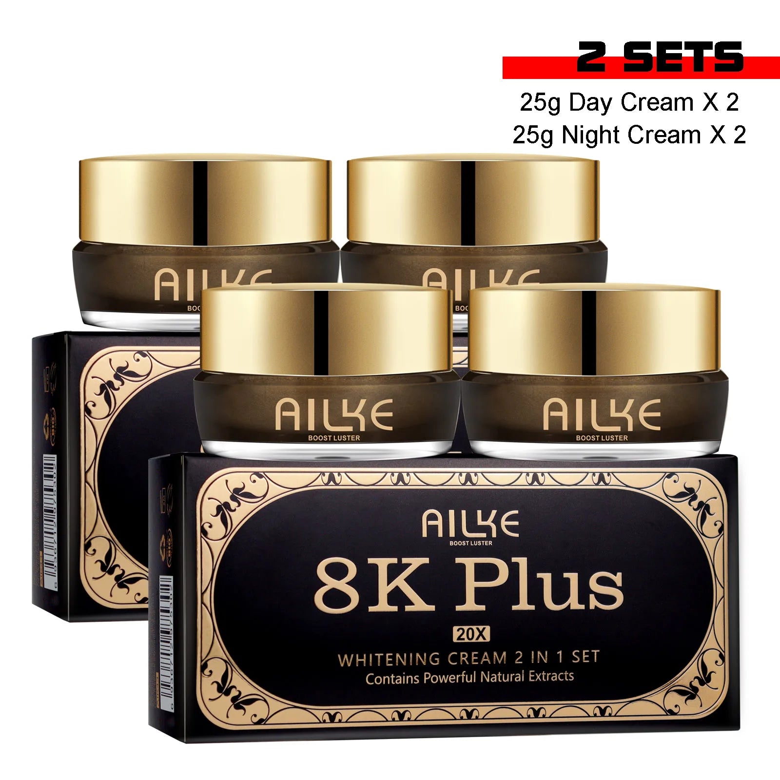 AILKE Whitening Face Cream with Collagen and Niacinamide - Arthur's Wellness Emporium
