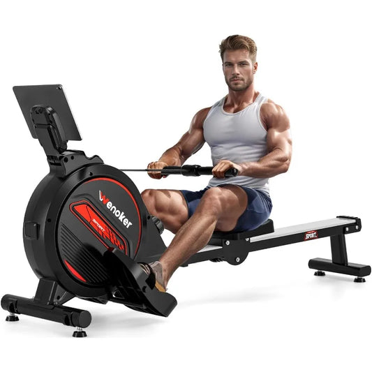 Wenoker Magnetic Rowing Machine with LCD Monitor - Arthur's Wellness Emporium