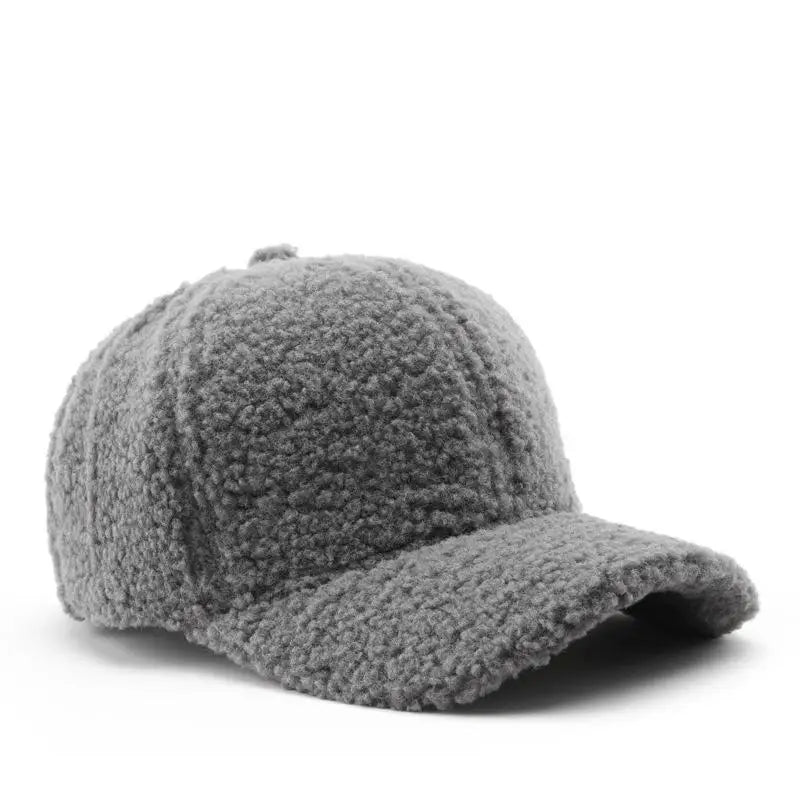 COKKCN Autumn Winter Lamb Wool Baseball Cap For Women