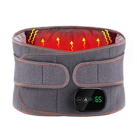 Heating Vibrating Massage Belt with Red Light Therapy - Arthur's Wellness Emporium