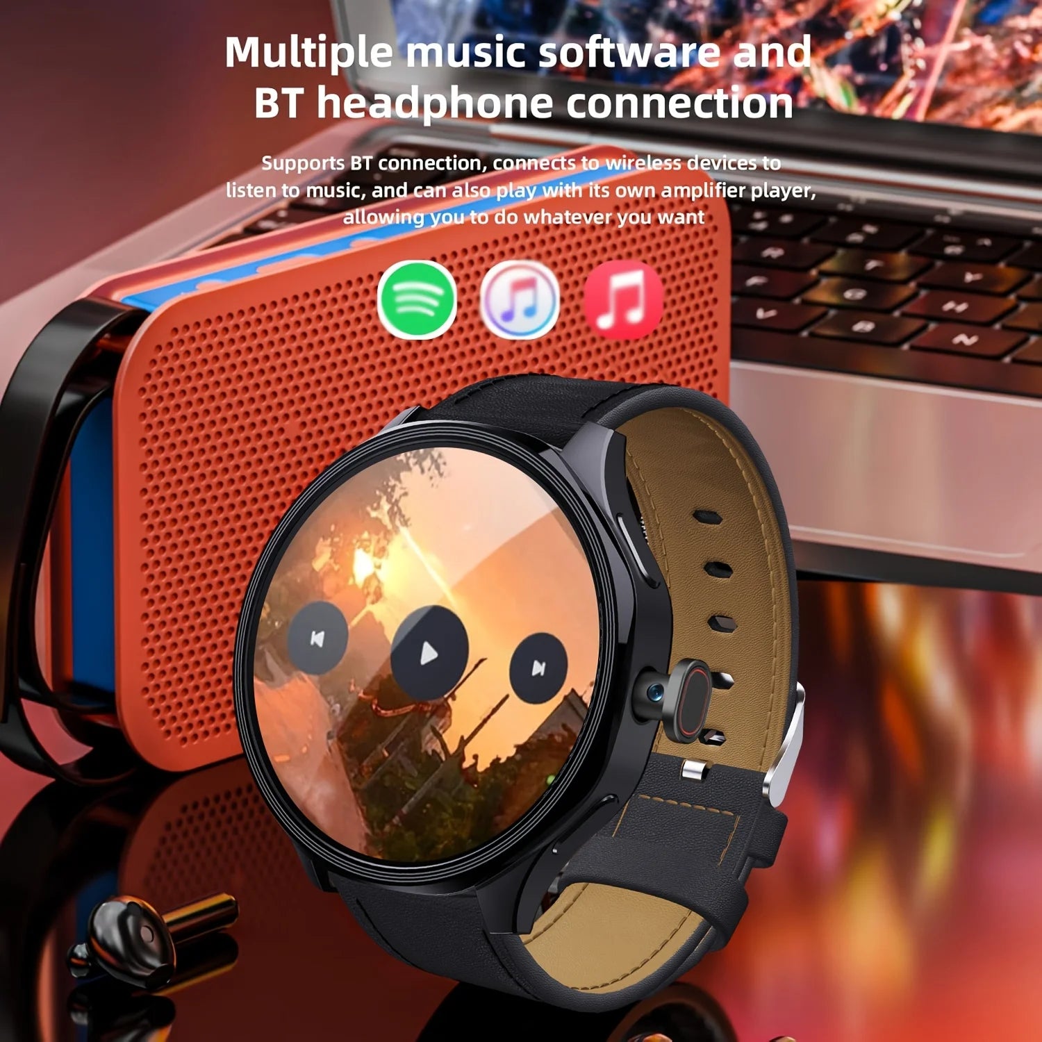 W&O Android 4G Smartwatch With 3GB RAM And 32GB Storage - Arthur's Wellness Emporium