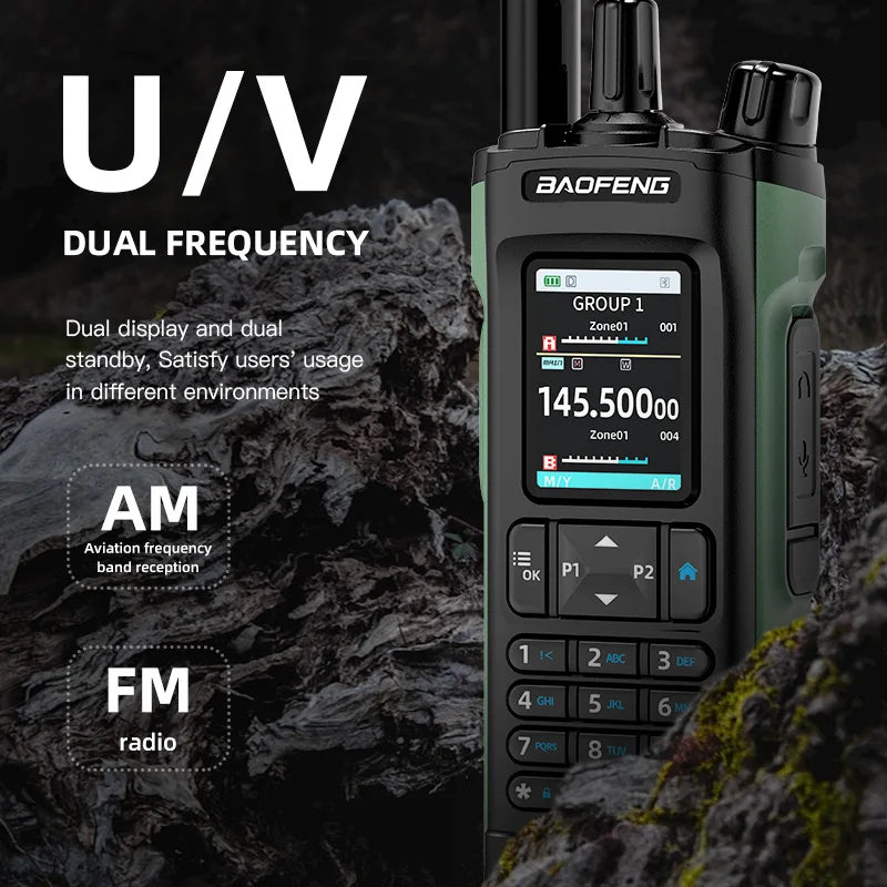 Baofeng DM32UV DMR GPS Walkie Talkie 10W Two Way Radio
