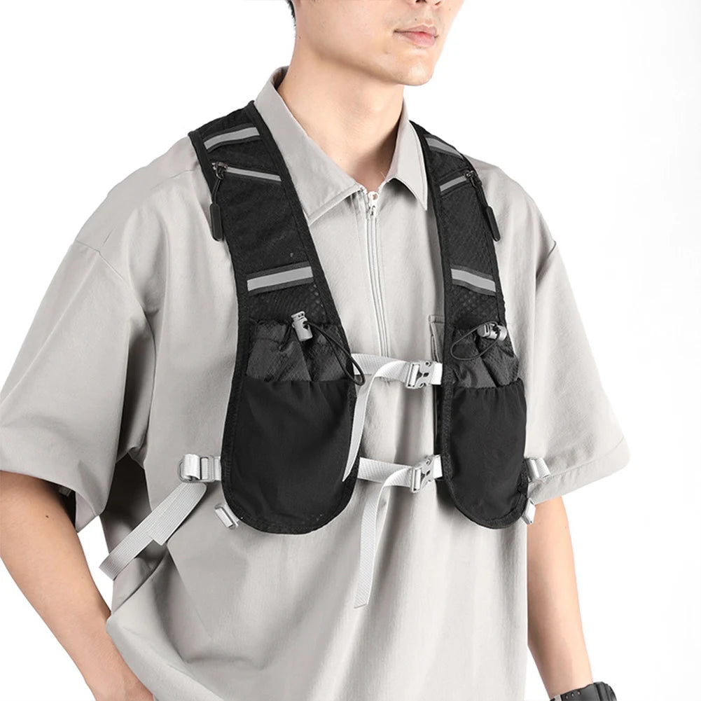 MOJOYCE Hydration Running Vest With Phone Holder And Reflective Pockets - Arthur's Wellness Emporium