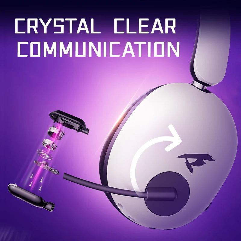 Picun UG-10A Gaming Wireless Headphones With Mic 40mm Driver