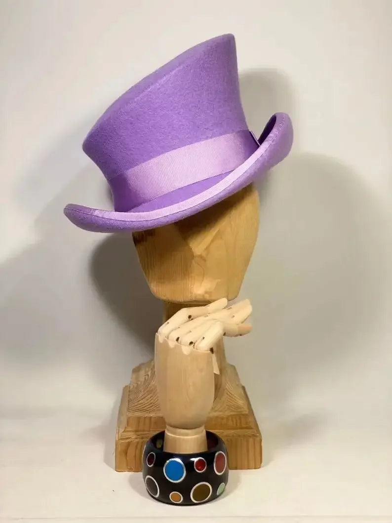 CN Hundred Percent Wool Fedora Hat Unisex Steampunk Cosplay