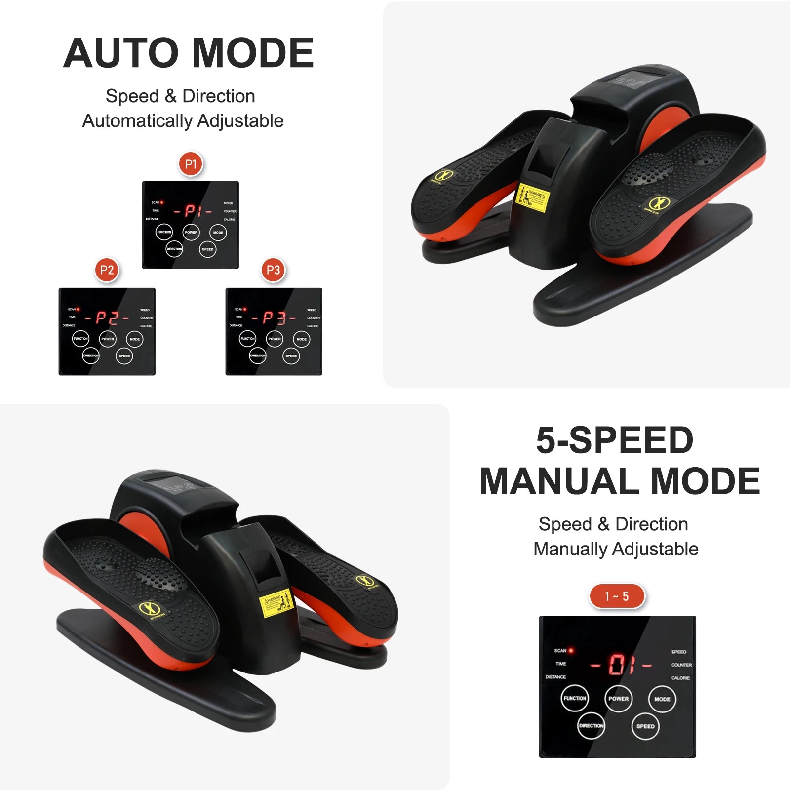 GamewiuHignc Under Desk Elliptical Pedal Exerciser Remote - Arthur's Wellness Emporium