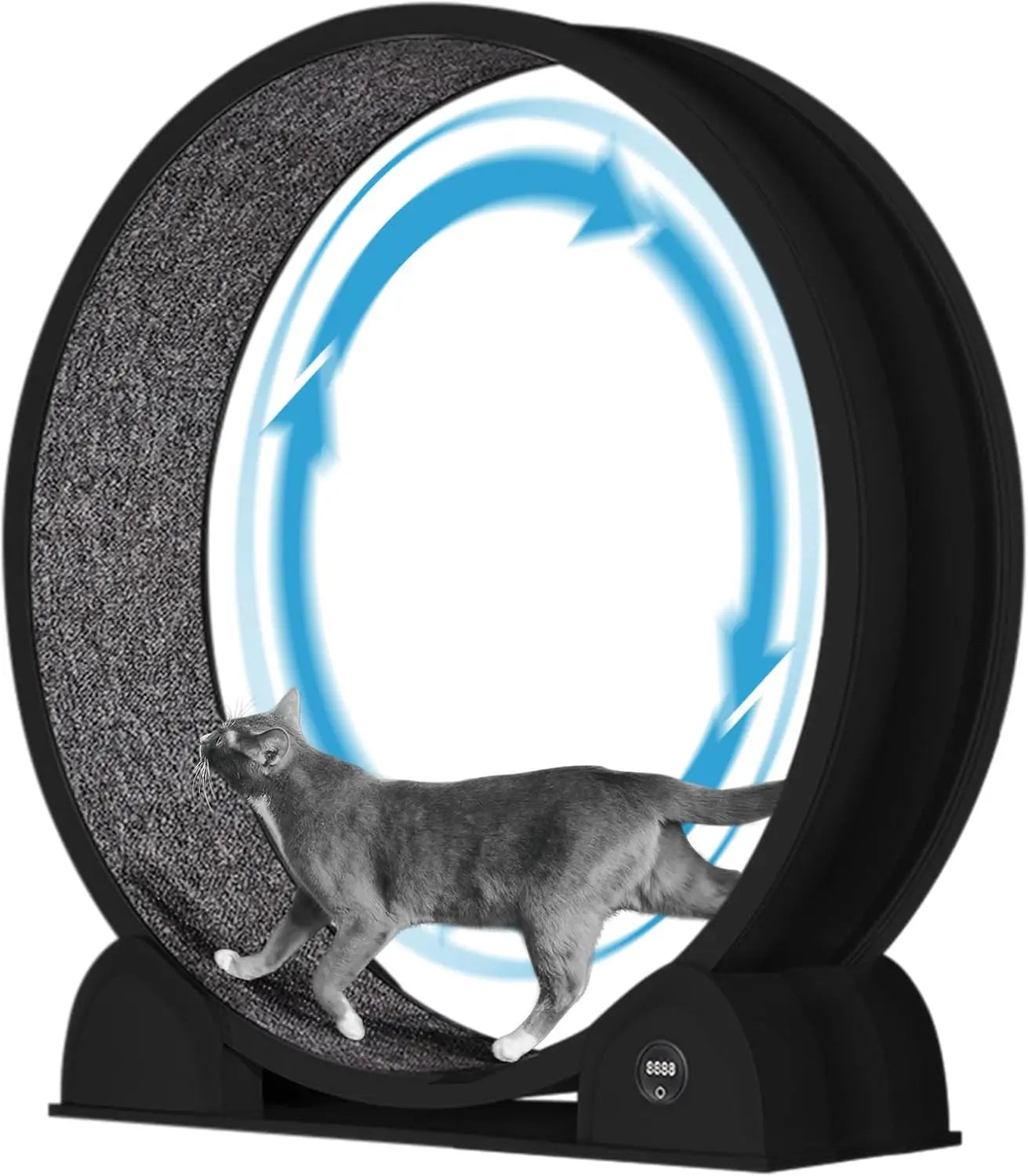 HiMISSCN Cat Exercise Wheel Indoor Running Wheel For Cats - Arthur's Wellness Emporium