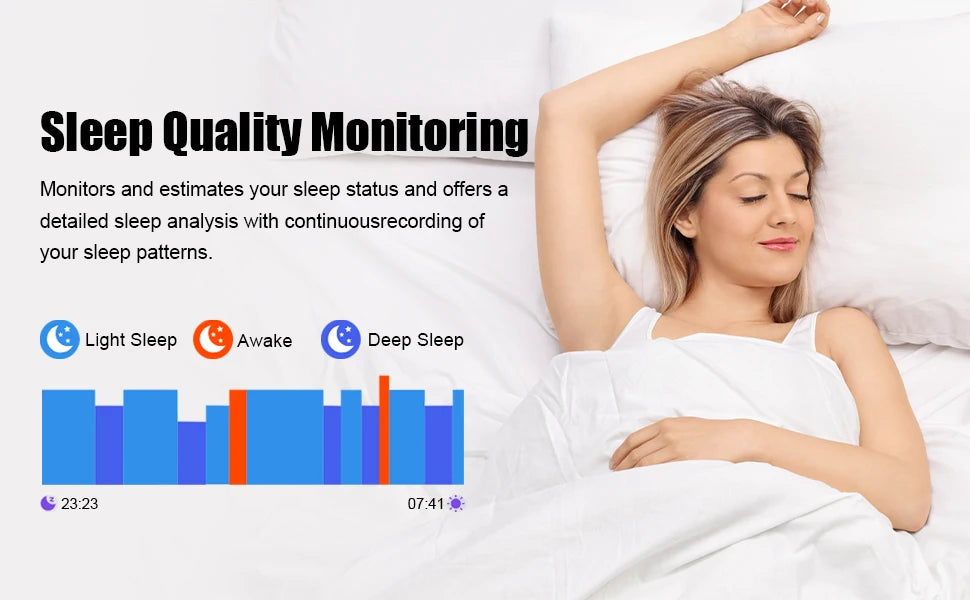 LIVLOVCP AI Voice Assistant Smartwatch Heart Rate Monitor - Arthur's Wellness Emporium