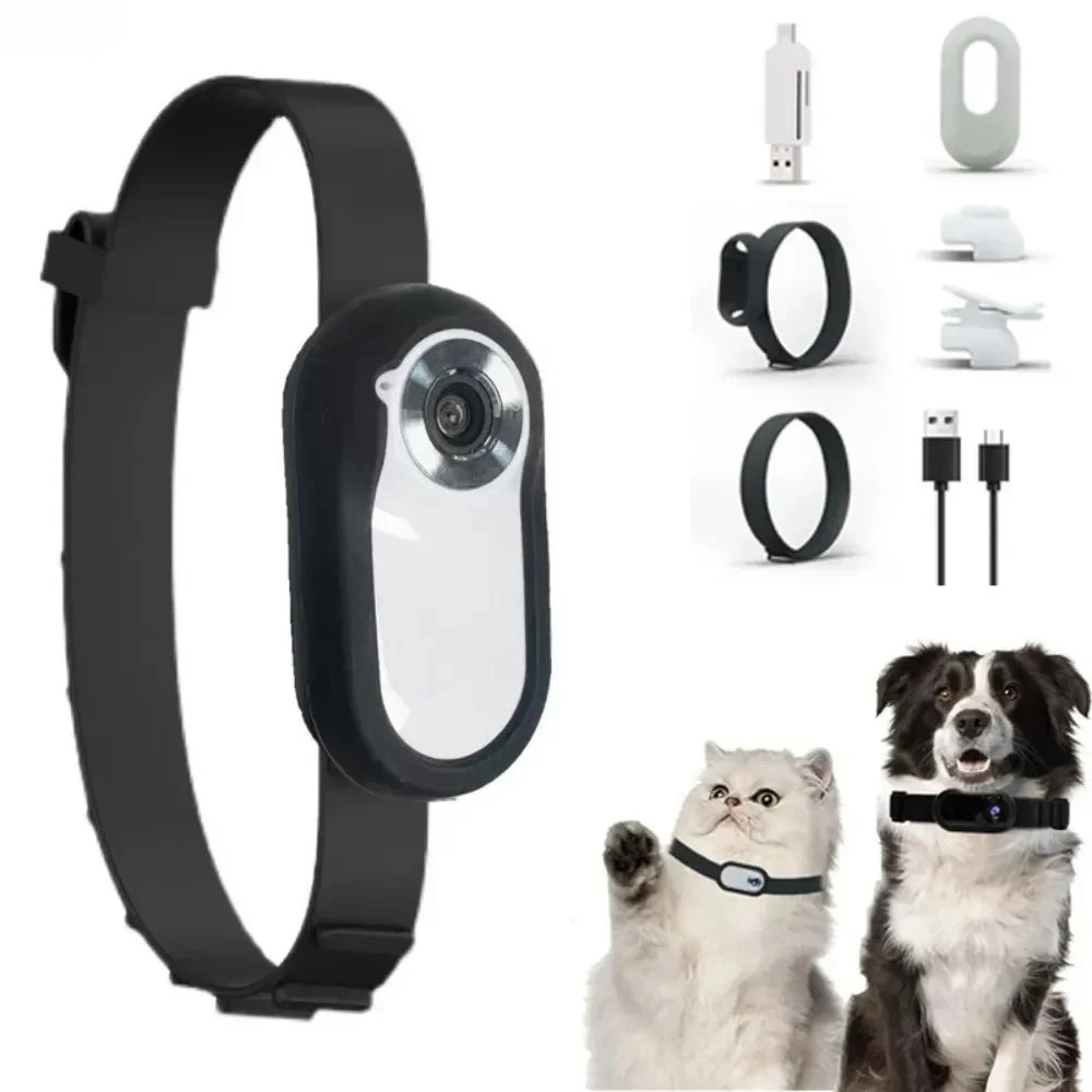 LISMCN 1080P Pet Camera Portable HD Detachable Collar Cam - Arthur's Wellness Emporium