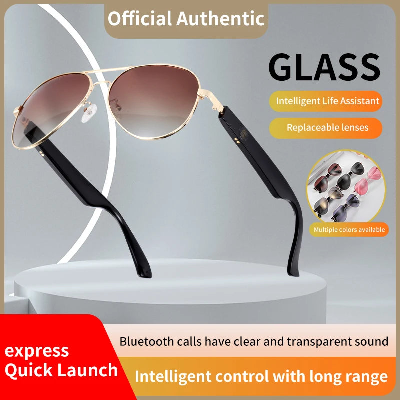 MOPINK MZ01 Smart Sunglasses Wireless Audio Polarized Touch Hands Free - Arthur's Wellness Emporium