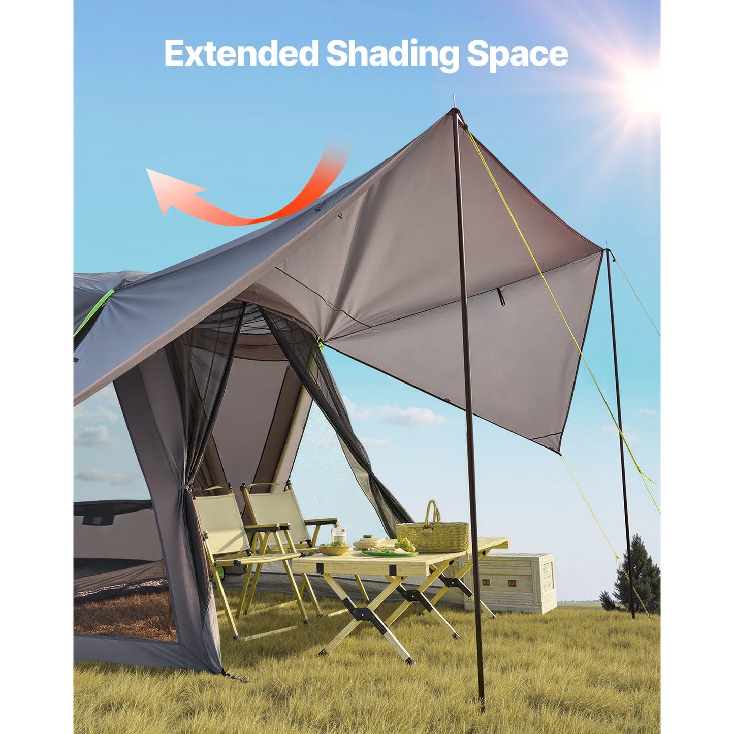 SucceBuy SUV Tent For Camping Waterproof With Shade Awning - Arthur's Wellness Emporium