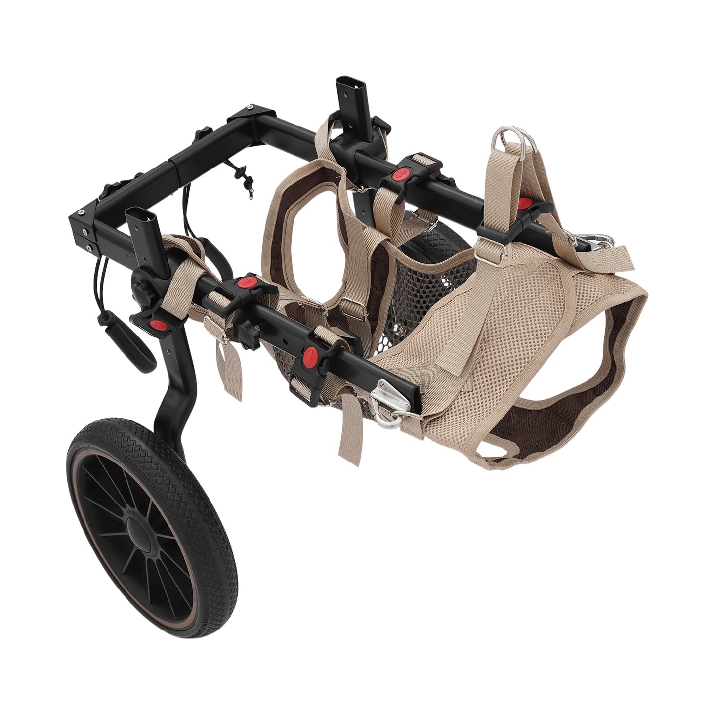 Adjustable Dog Wheelchair Hind Leg Walker Aluminum Alloy Rehab Cart