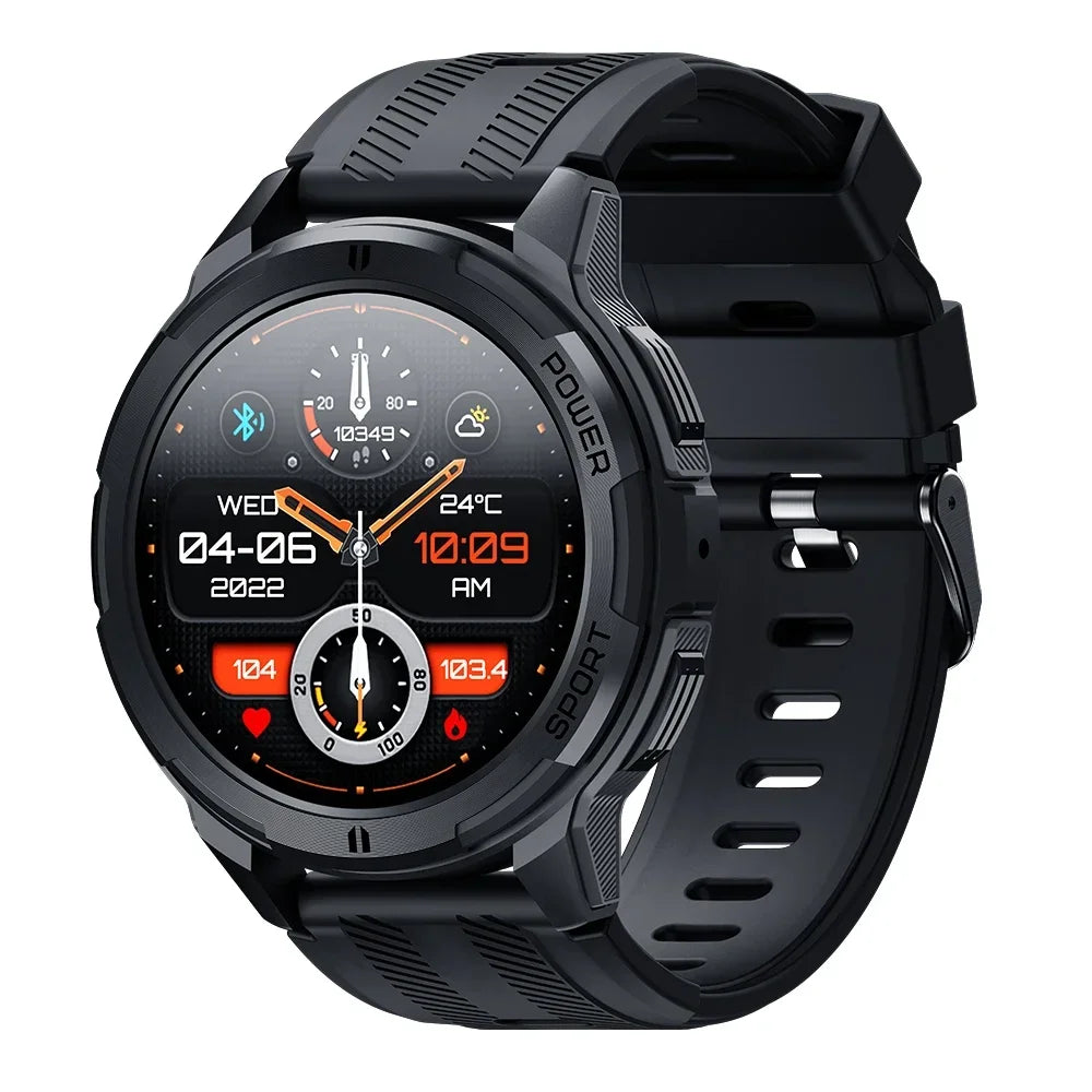 OUKITEL Smartwatch BT10 For Men BT5Point2 Fitness Monitor - Arthur's Wellness Emporium