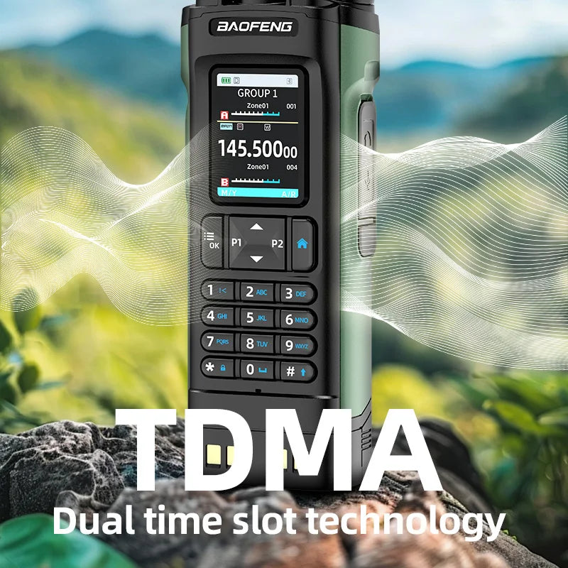Baofeng DM32 DMR GPS Walkie Talkie 10W Multi Band Portable