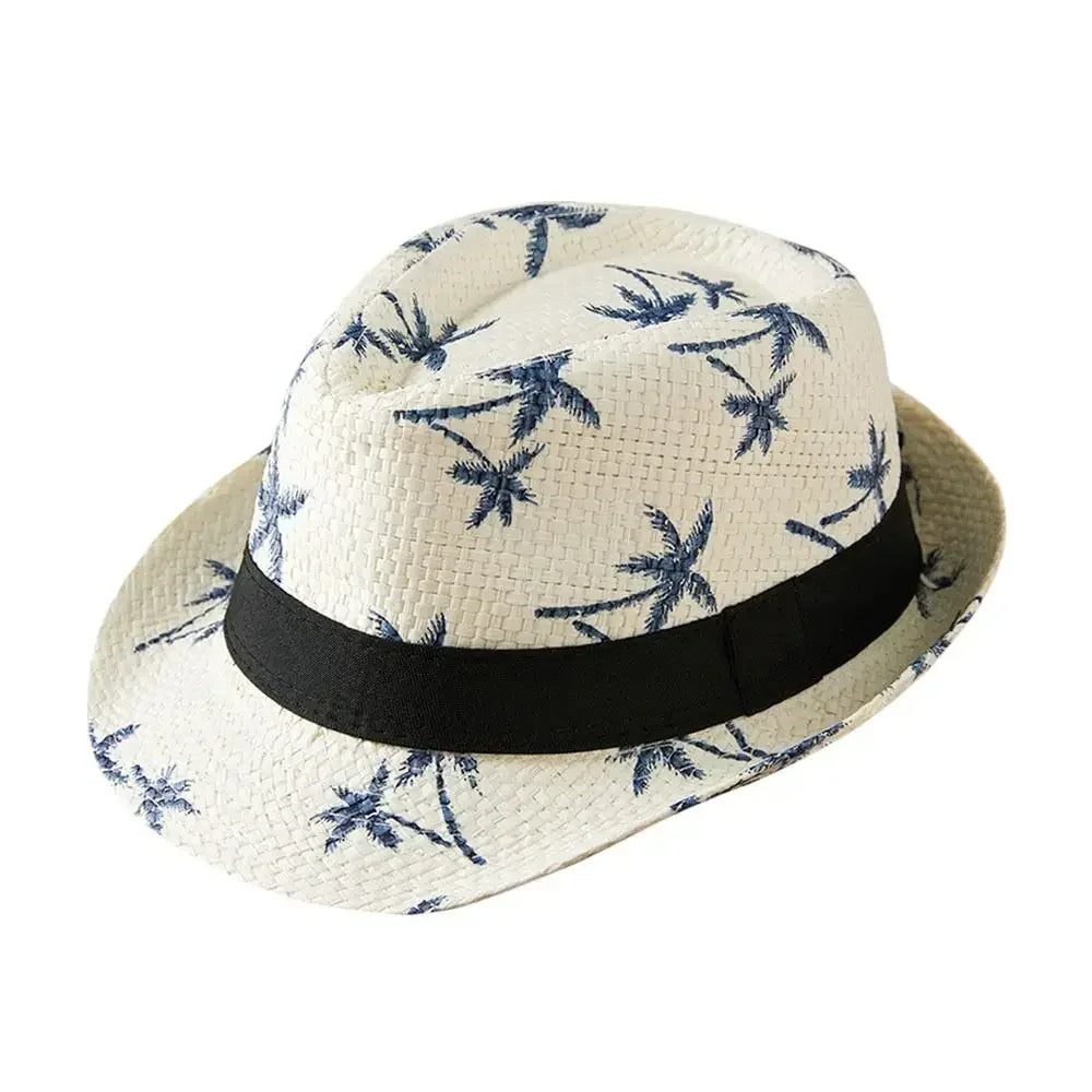 Straw Sun Hat Unisex Wide Brim Beach Fashion Sun Protection
