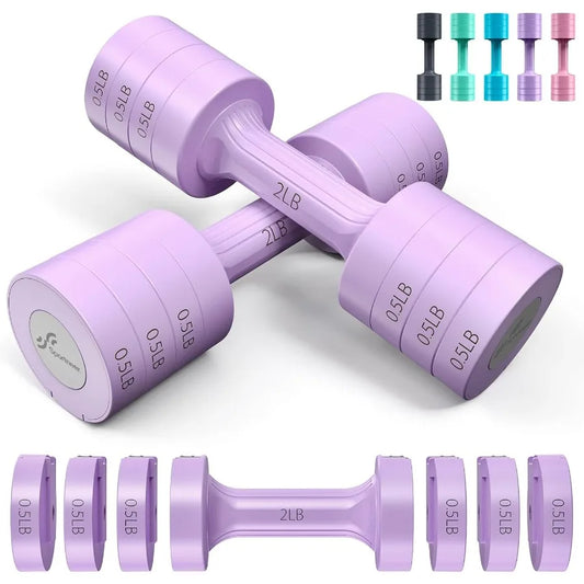 Dumbbell Set of Two Hand Weights for Strength Training
