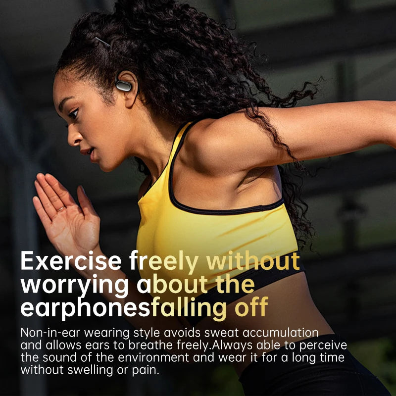 PISEN O1 Open Ear Sports Bluetooth Headphones With HiFi Sound