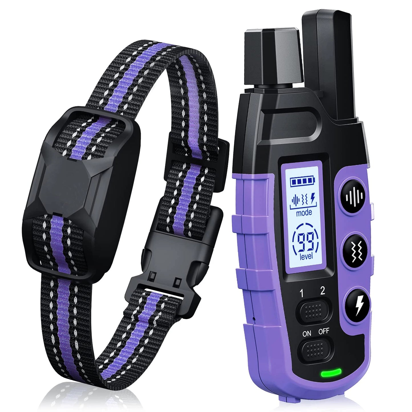WXRPET Waterproof Electric Dog Training Collar Remote With Vibration Beep