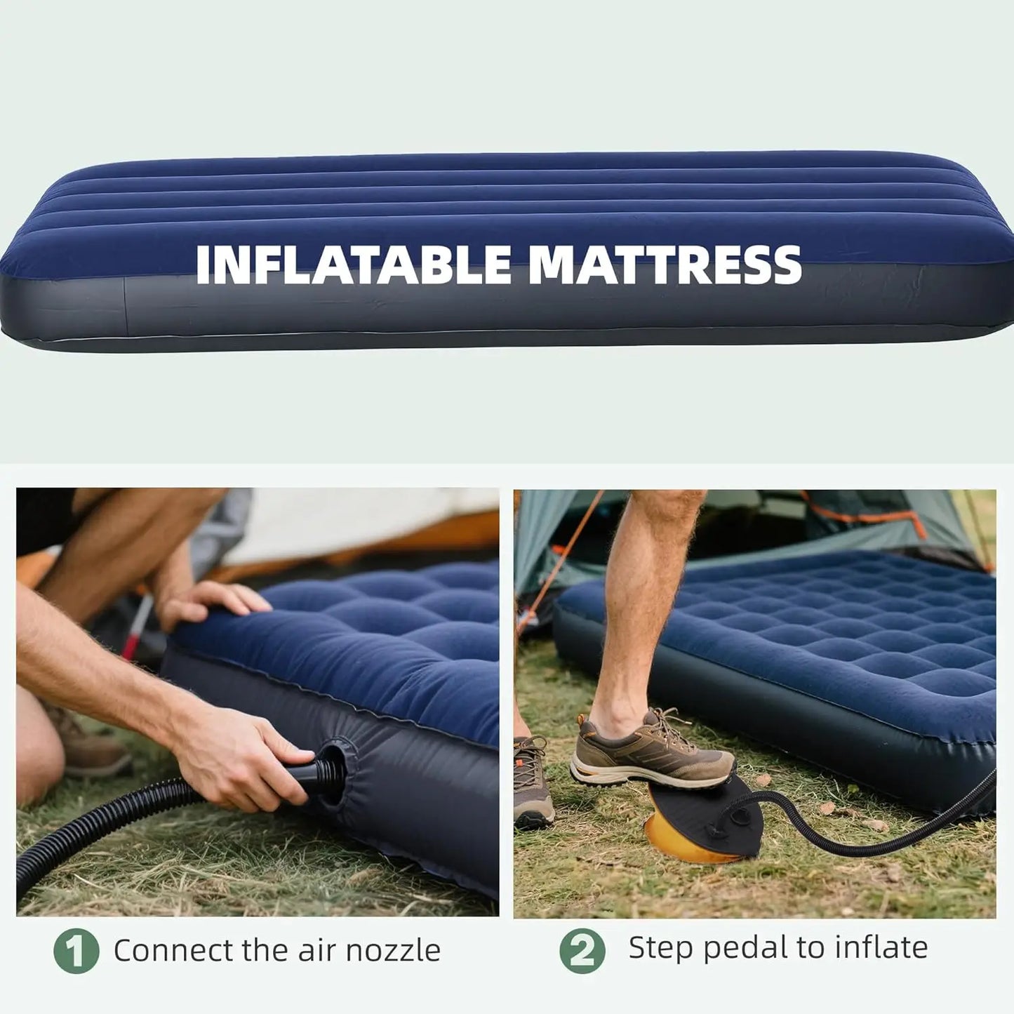 Six In One Folding Tent Cot With Mattress Pillow And Sleeping Bag - Arthur's Wellness Emporium