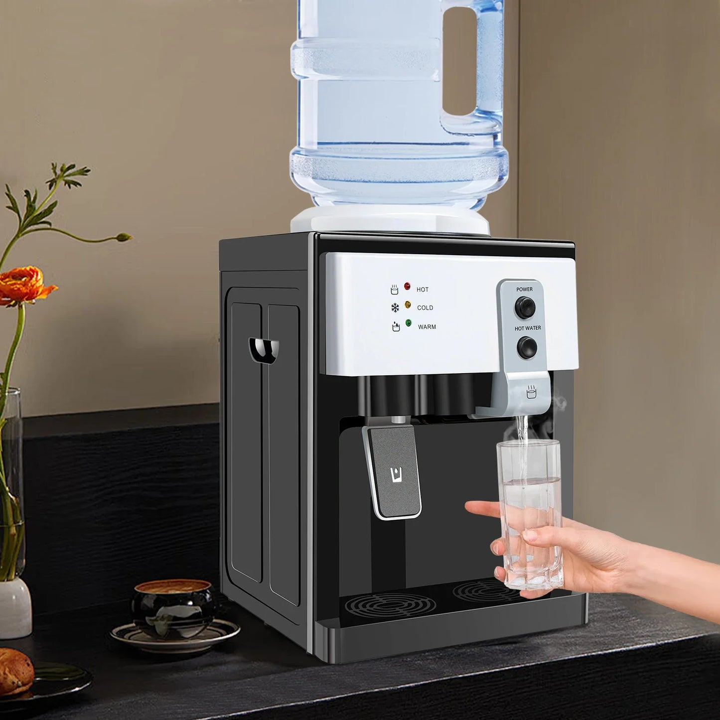 Countertop Hot And Cold Water Dispenser For Office