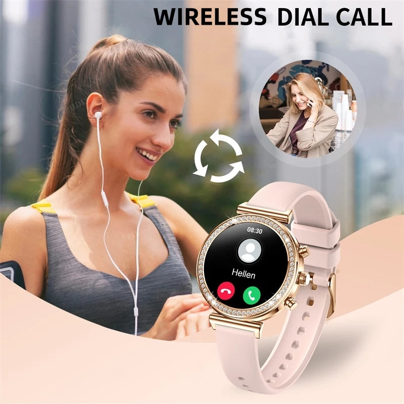INNOFOVO Ladies Smartwatch With Calls And Messages Apple Android Compatible - Arthur's Wellness Emporium