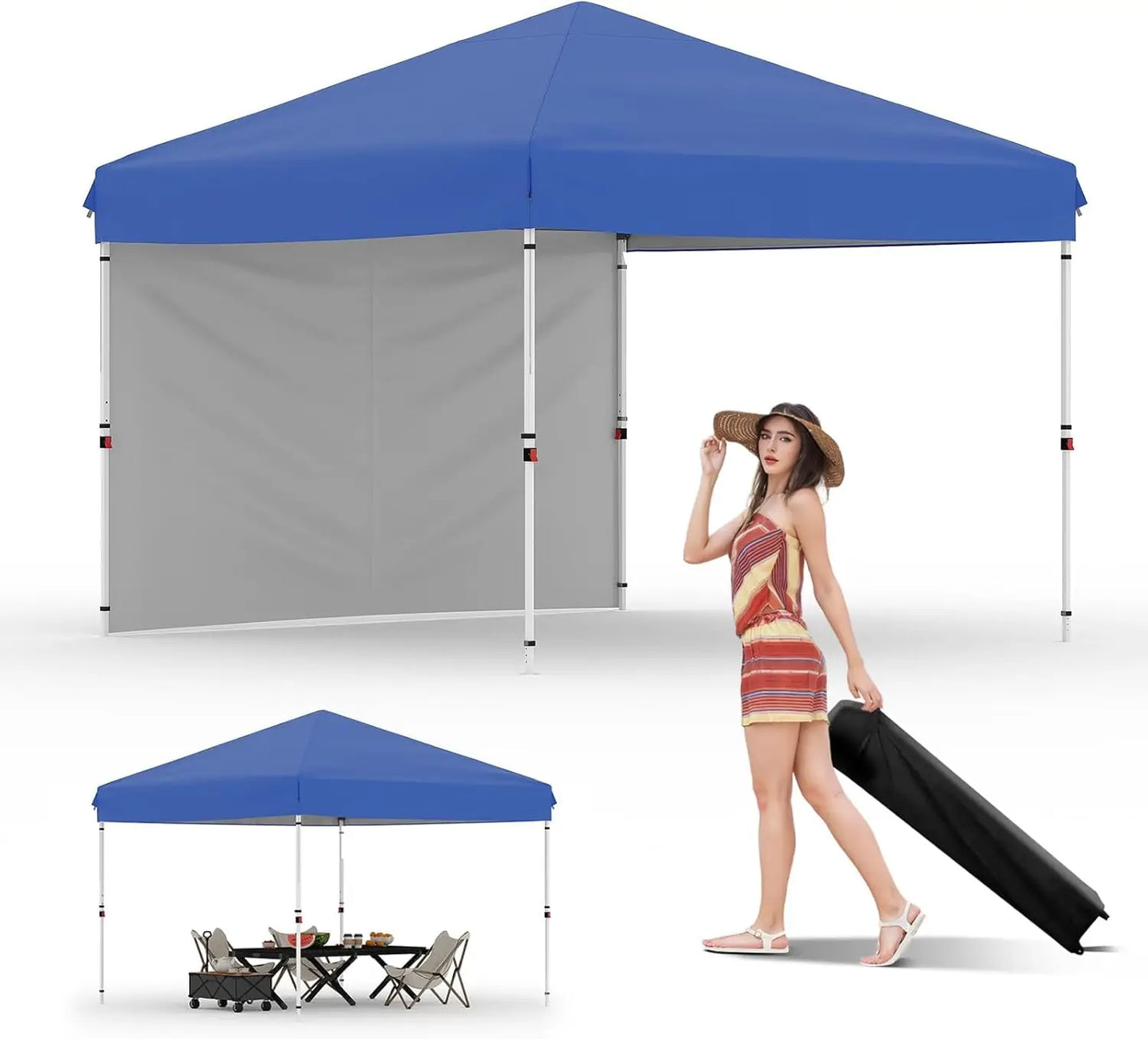 TWISTER Pop Up Canopy Tent With Removable Sidewall Shelter - Arthur's Wellness Emporium