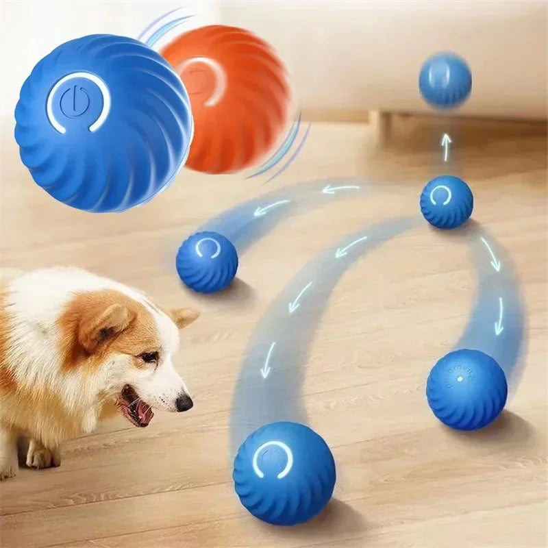 Smart Pet Toy Ball Electric Interactive Jumping Rolling Ball Rechargeable