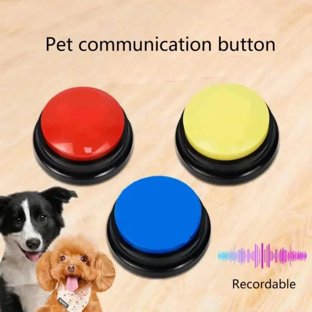 Dog Communication Buttons Voice Recording Playback For Pet Training - Arthur's Wellness Emporium