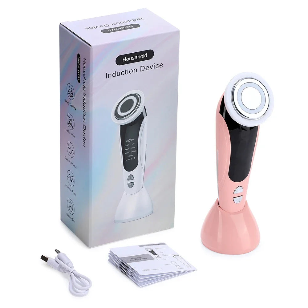 PastSky 7 In 1 EMS Facial Massager For Skin Rejuvenation