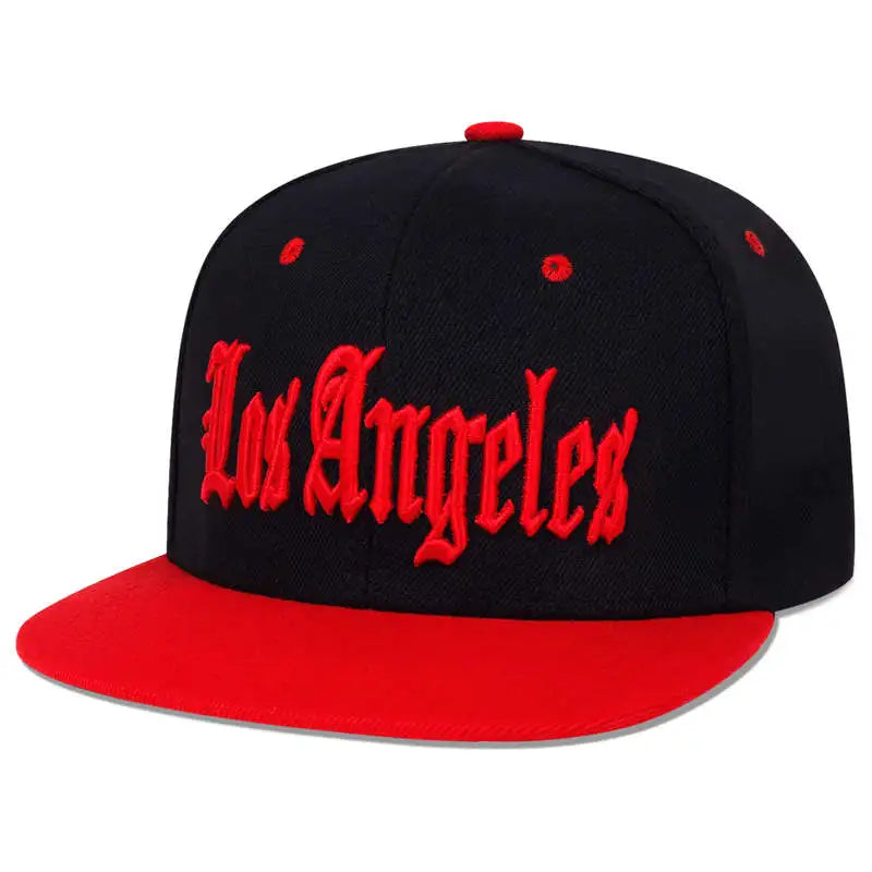 Unisex Los Angeles Embroidery Hip Hop Hat Adjustable - Arthur's Wellness Emporium