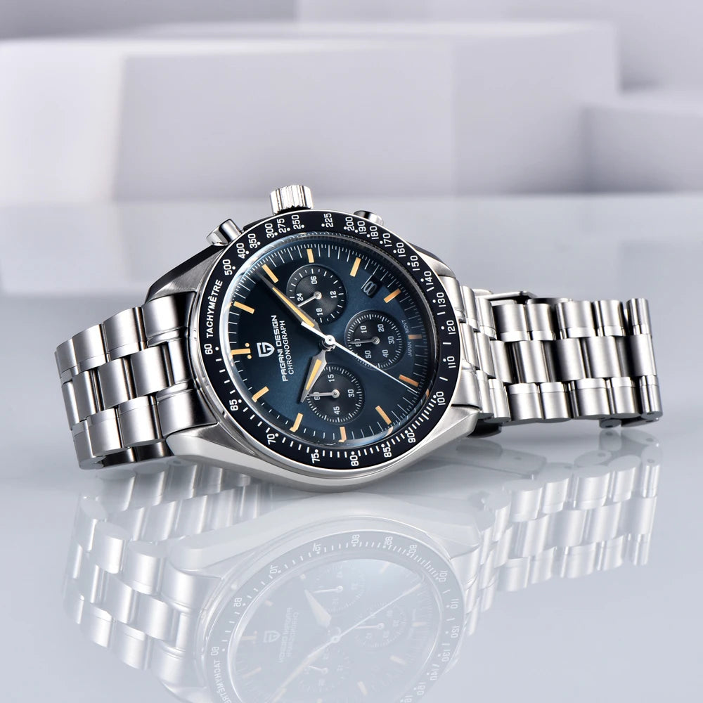 Pagani Design Moon V6 Men's Quartz Chronograph Watch