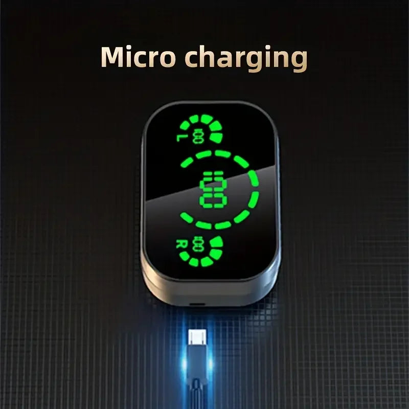 GREATWALL Wireless TWS Earphones With Microphone And Charging Case - Arthur's Wellness Emporium