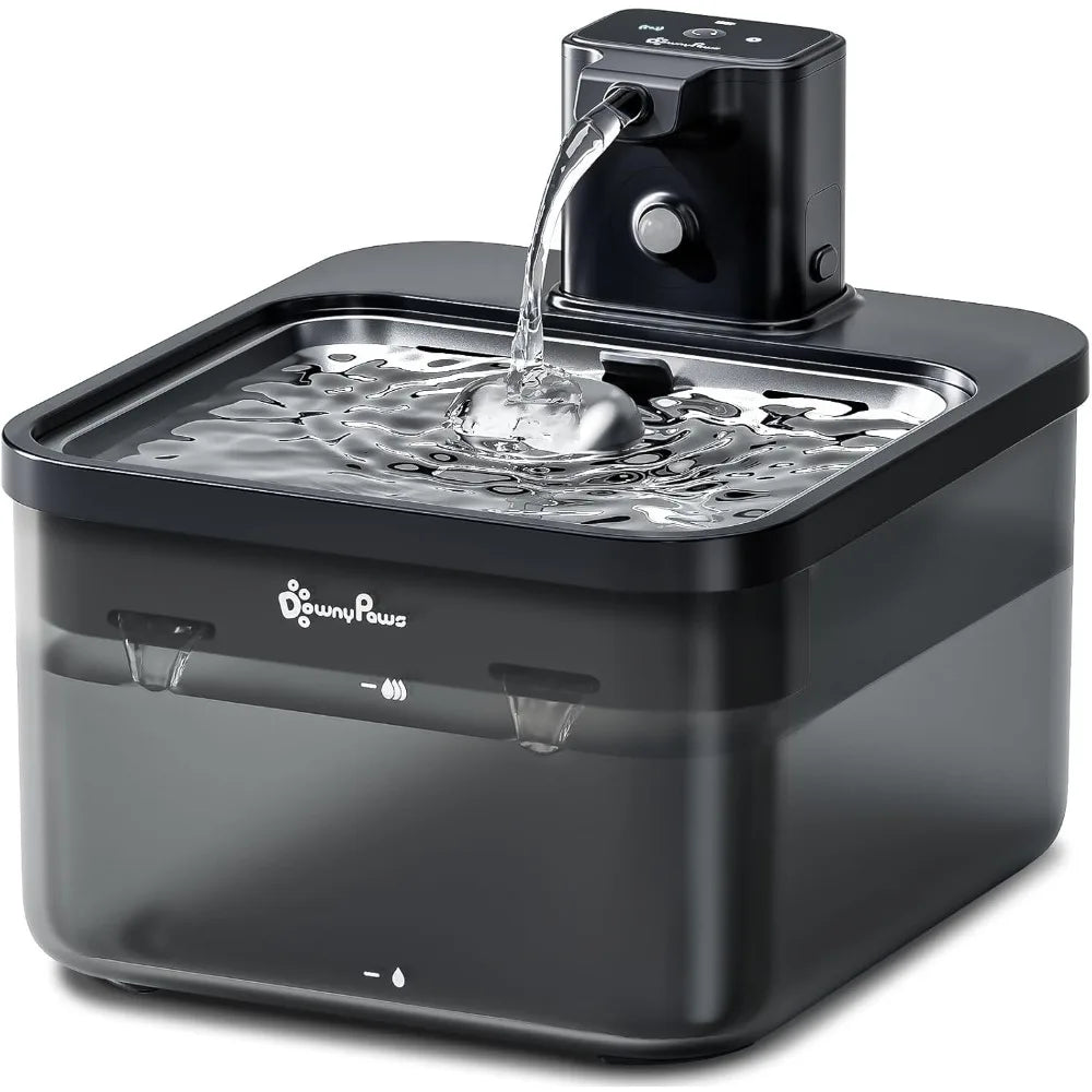XIUWO Cat Water Fountain Cordless Wireless Pet Fountain - Arthur's Wellness Emporium