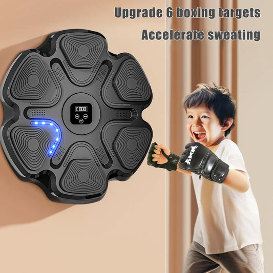 Wall Mounted Smart Musical Boxing Machine With Digital Target Training - Arthur's Wellness Emporium