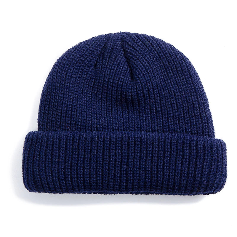 Unisex Fisherman Beanie Hat Sailor Style Knit Winter Cap