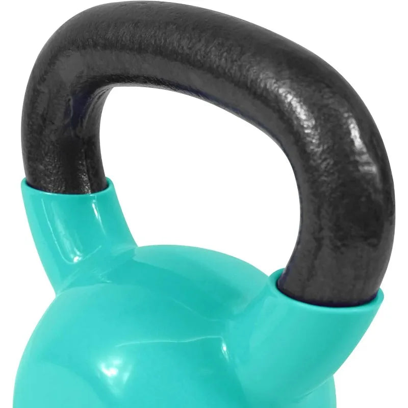 Yes4All Vinyl Coated Kettlebell Set for Full Body Workout