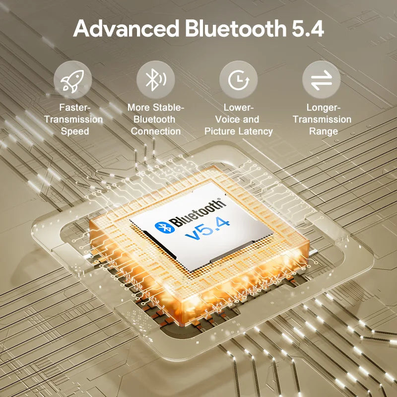 QCY H3 ANC Over Ear Headphones HiRes Audio Bluetooth 5.4