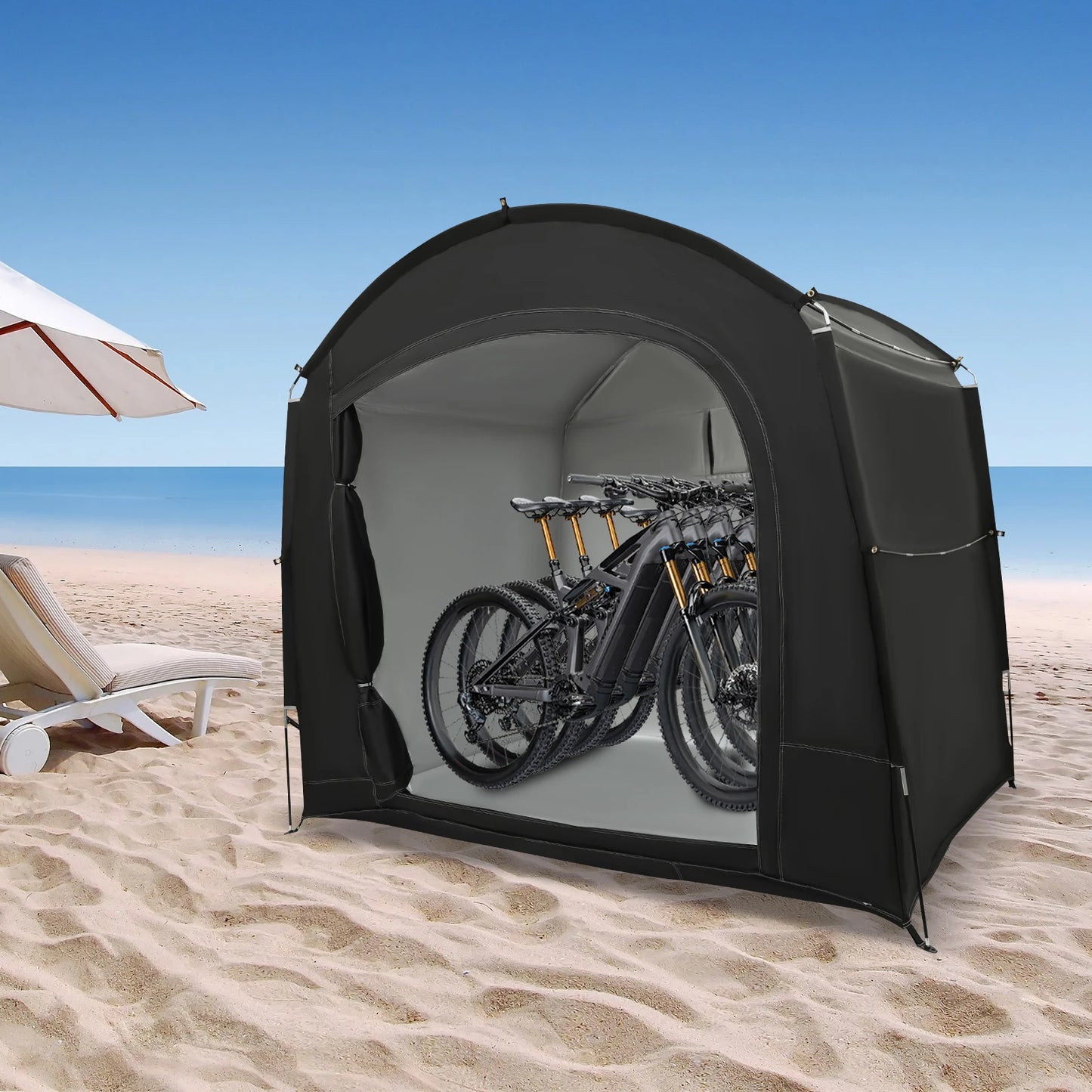 Bymaocar Bike Storage Tent For 1-4 Bikes Outdoor Use - Arthur's Wellness Emporium