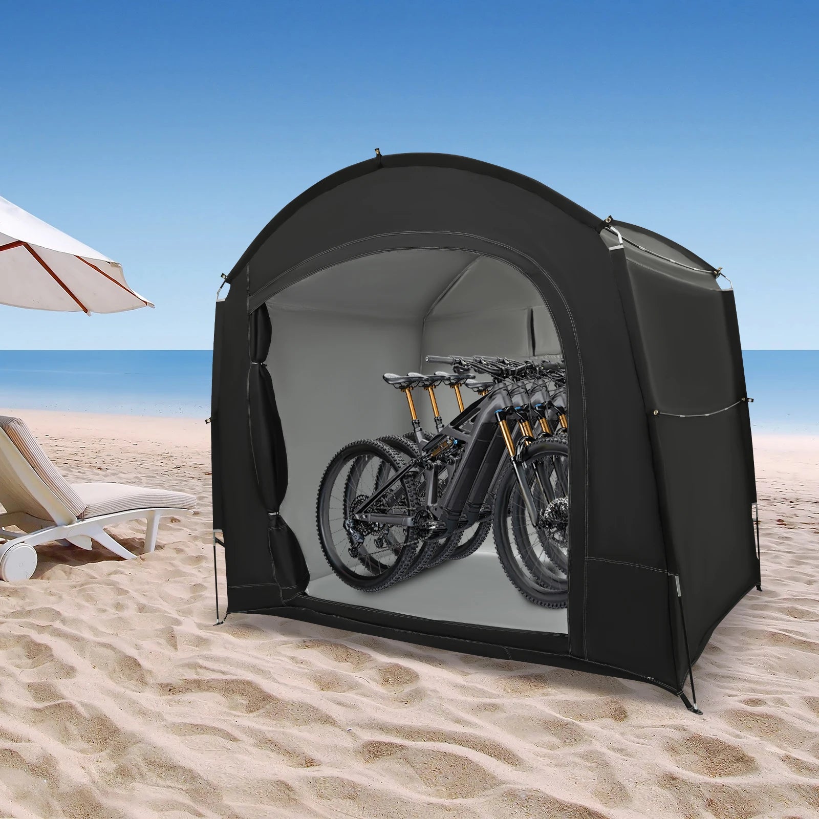Bymaocar Bike Storage Tent For 1-4 Bikes Outdoor Use - Arthur's Wellness Emporium