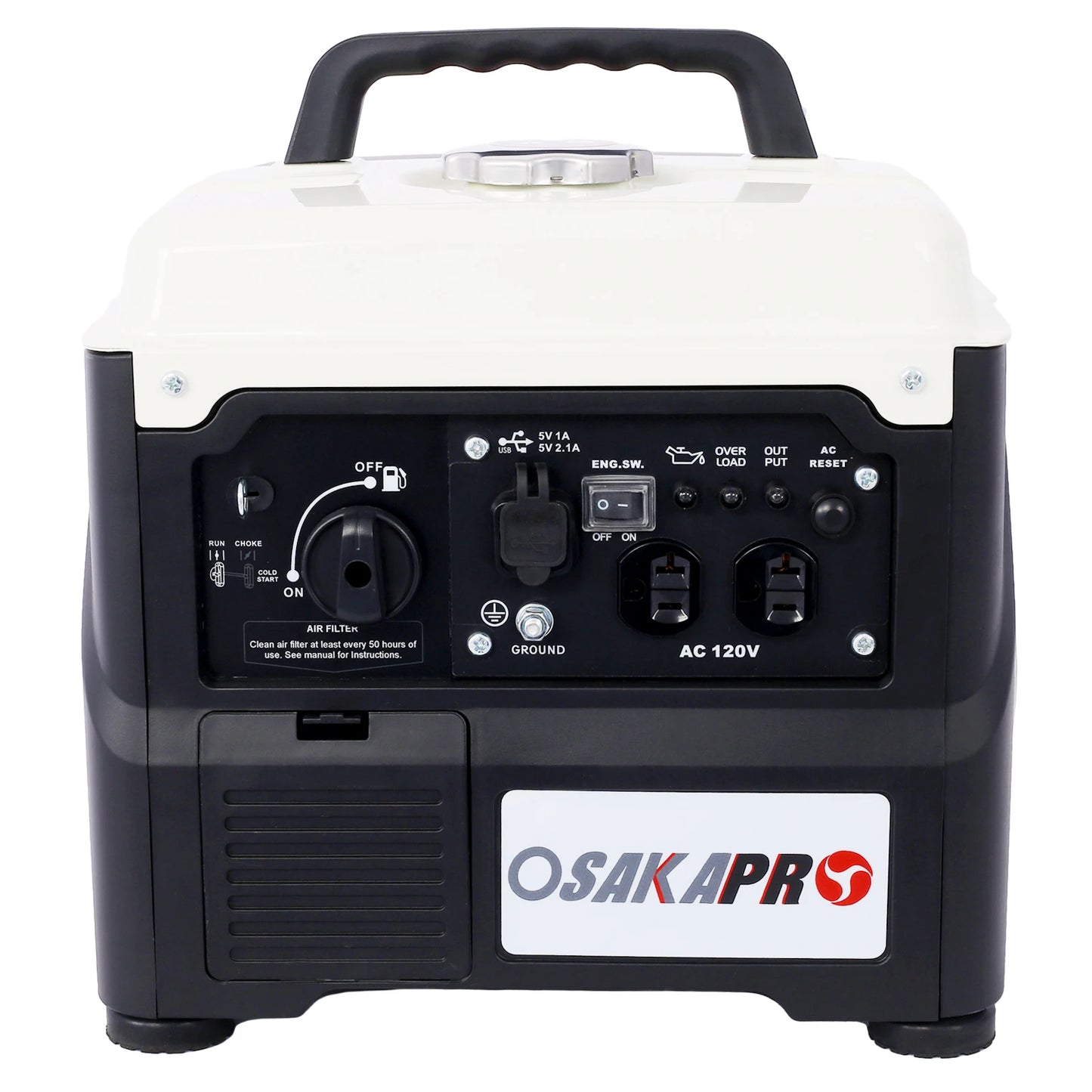 HiMISS 1200W Portable Inverter Generator Ultra Quiet Gas Powered - Arthur's Wellness Emporium
