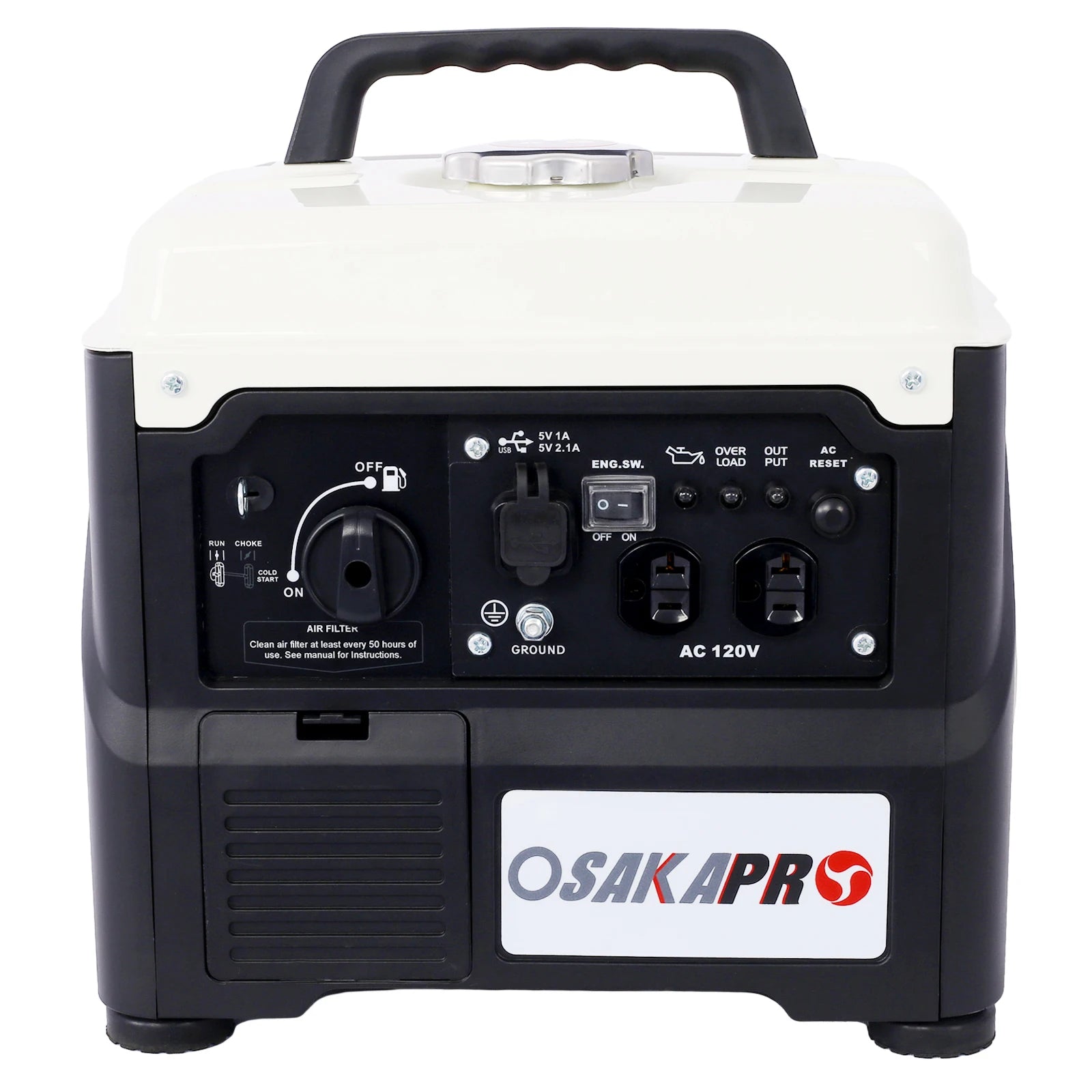 HiMISS 1200W Portable Inverter Generator Ultra Quiet Gas Powered - Arthur's Wellness Emporium