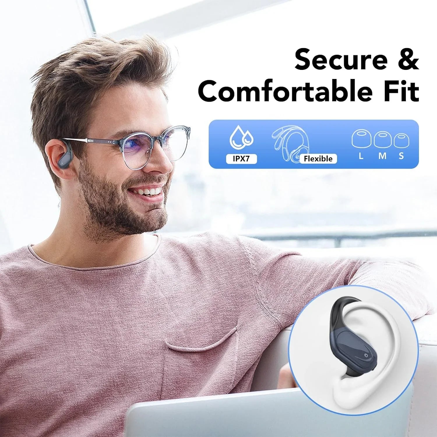 GDLYL True Wireless Earbuds TWS Bluetooth Headphones Deep Bass - Arthur's Wellness Emporium