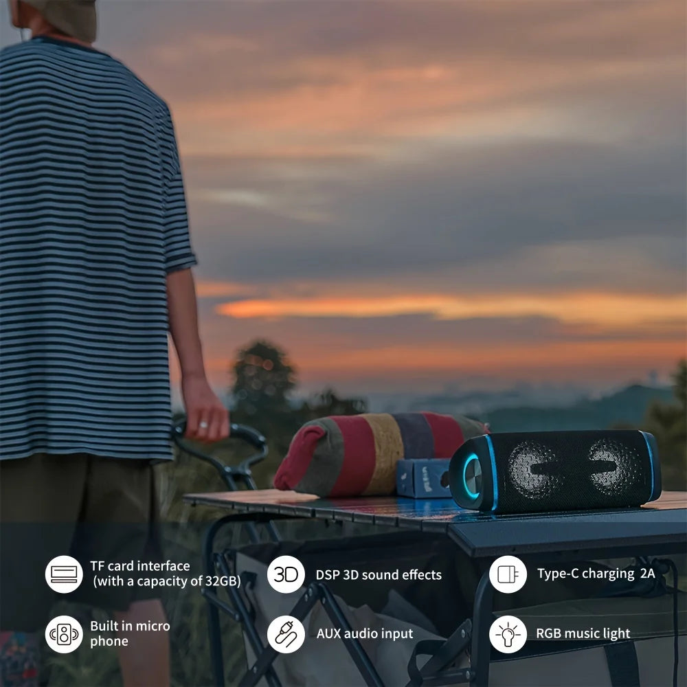 Maio Portable Bluetooth Speaker IP67 Waterproof 40W Stereo