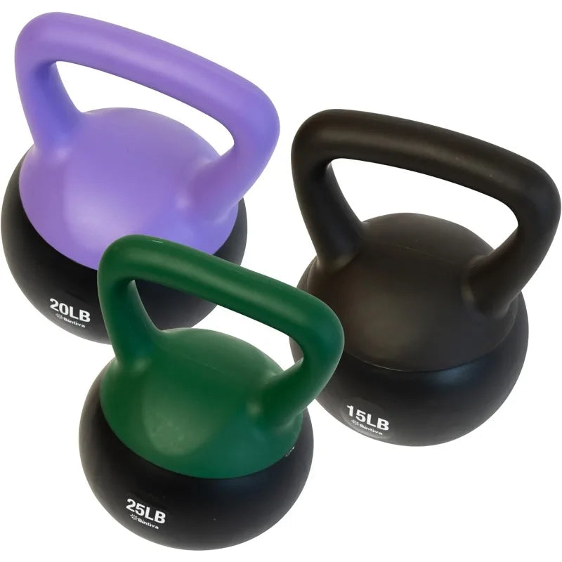 Bintiva Soft Kettlebells Set for Strength Training Weights