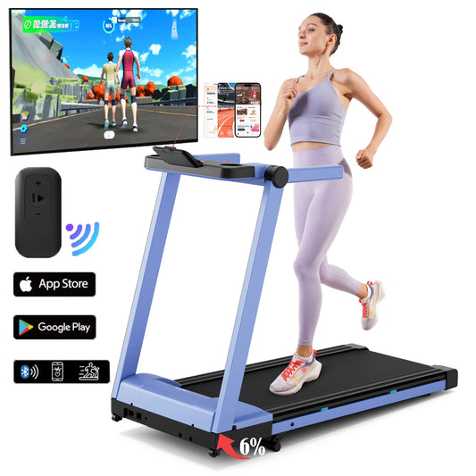 Superun 3.5HP Foldable Incline Treadmill With App Monitoring - Arthur's Wellness Emporium