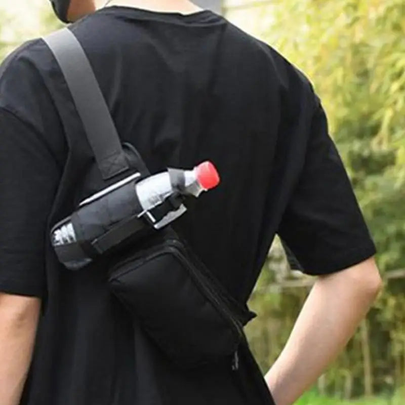 Waterproof Fanny Pack with Water Bottle Holder for Hiking